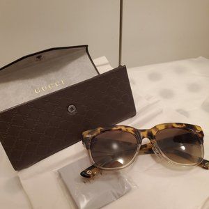 Gucci Tortoise Wayfarer Sunglasses